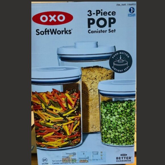 OXO Softworks 3 Piece POP Canister Set - Picture 1 of 3